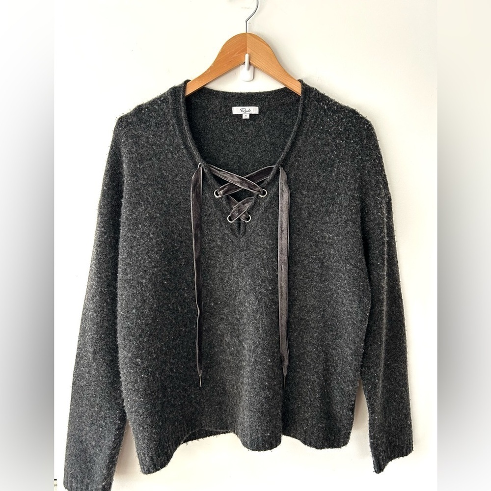 RAILS Amelia Cashmere Blend Sweater | Oversized Small - Picture 2 of 9